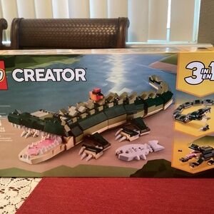 Lego Creator Crocodile 3 in 1 NEW IN BOX Unopened box 454 pcs